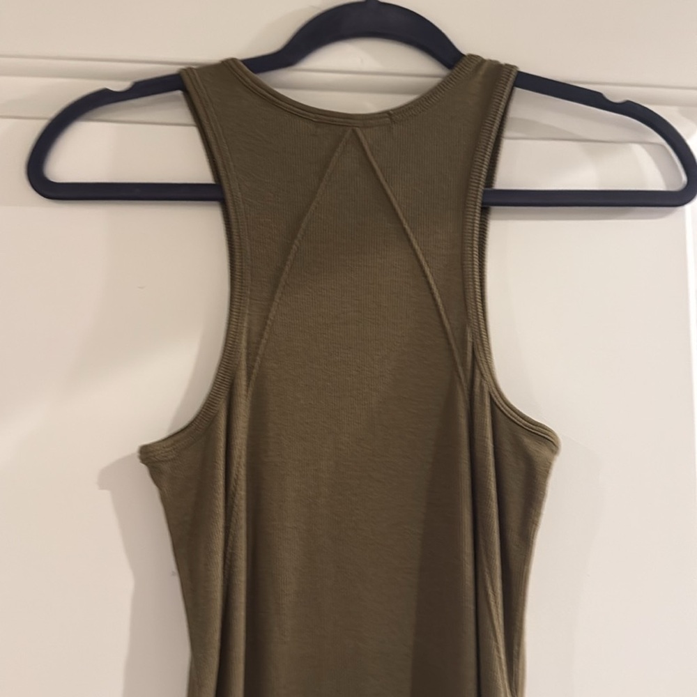 Rag & Bone Khaki Midi Dress - Picture 4 of 5